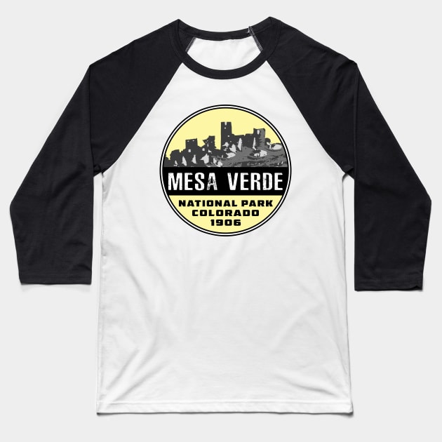 Mesa Verde National Park Colorado Baseball T-Shirt by TravelTime